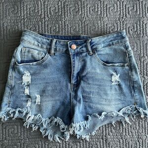 Distressed Women’s Denim Shorts